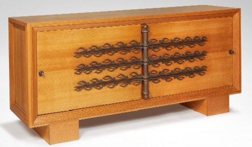 Wood and Metal Sideboard